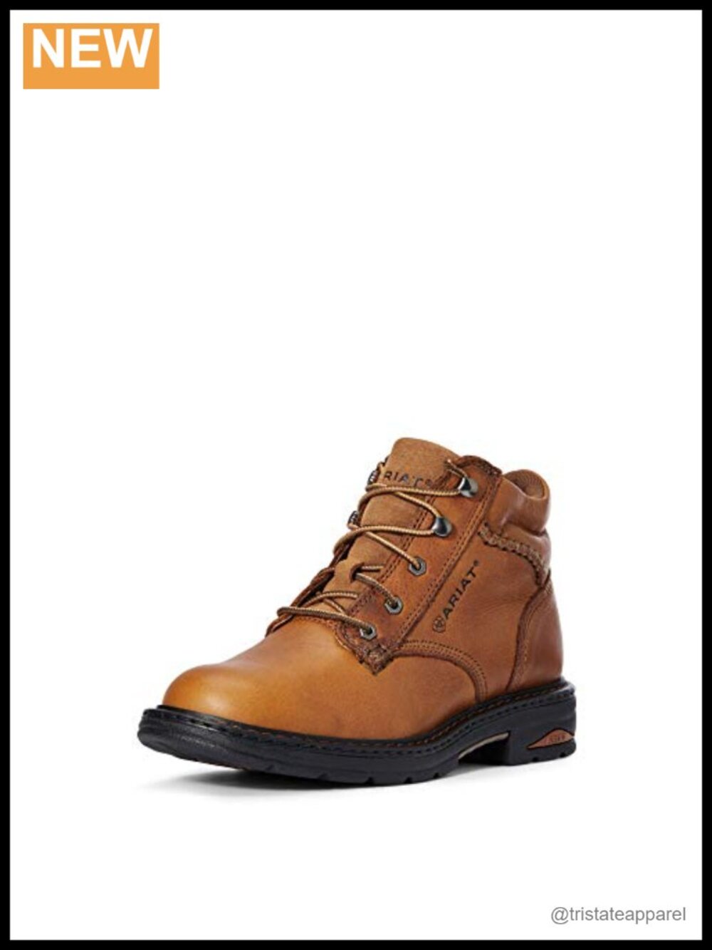 Women's Macey Work Boots Ankle Leather Non-Safety Toe